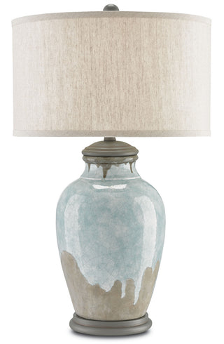 Chatswood One Light Table Lamp in Blue-Green/Gray