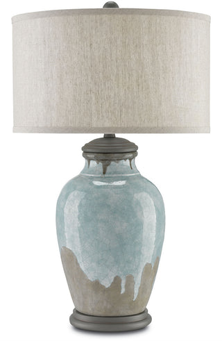 Chatswood One Light Table Lamp in Blue-Green/Gray