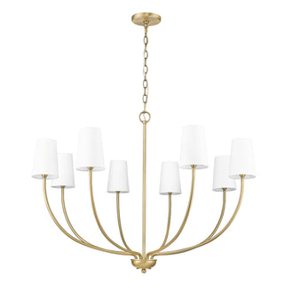 Kandor 8-Light Chandelier Ceiling Light Vintage Brass