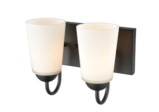 Ivey Lake 2-Light Vanity Matte Black
