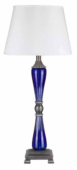 Cal Lighting - BO-922 - One Light Table Lamp - Cobalt