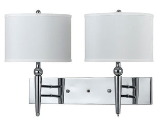 Cal Lighting - LA-2007W2L-1CH - Two Light Wall Lamp - 60W X 2 Metal Wall Lamp - Chrome
