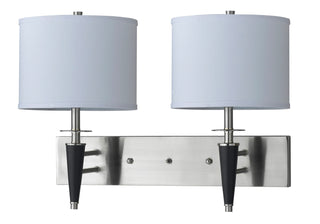 Cal Lighting - LA-8002W2L-1BS - Two Light Wall Lamp - Hotel - Brushed Steel