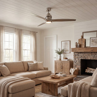 La Salle 60" Ceiling Fan in Brushed Nickel
