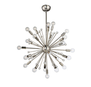Galea 24 Light Chandelier in Polished Nickel