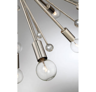 Galea 24 Light Chandelier in Polished Nickel