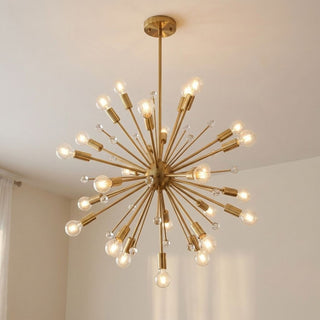 Galea 24 Light Chandelier in Warm Brass