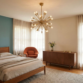 Galea 24 Light Chandelier in Warm Brass