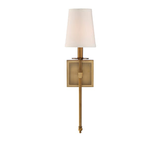 Monroe One Light Wall Sconce in Warm Brass