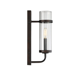 Tulsa One Light Wall Sconce in English Bronze