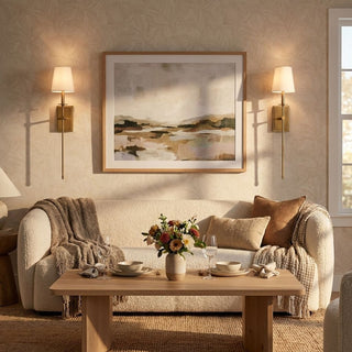 Monroe One Light Wall Sconce in Warm Brass