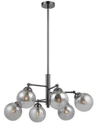 Cal Lighting - FX-2577-6 - Six Light Chandelier - Prato - Gun Metal