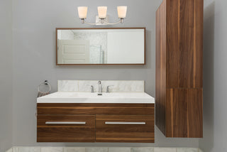 Laguna Three Light Vanity in Brushed Nickel