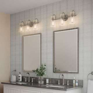 Camellia 3-Light Vanity Brushed Nickel