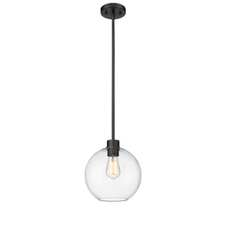 Basin 1-Light Outdoor Hanging Pendant Powder Coated Black