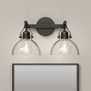 2-Light Vanity Matte Black