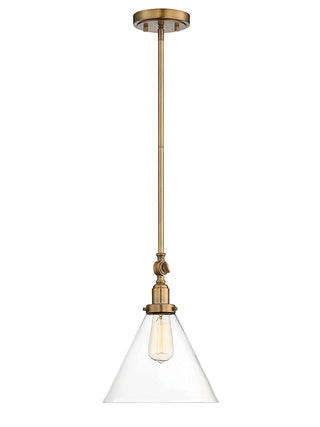 Savoy House - 7-9132-1-322 - One Light Pendant - Drake - Warm Brass