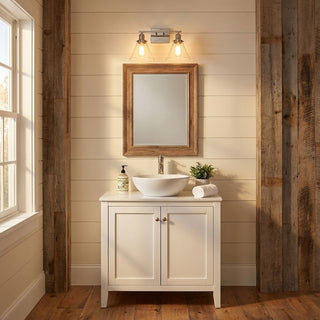 Drake Two Light Bath Bar in Polished Nickel