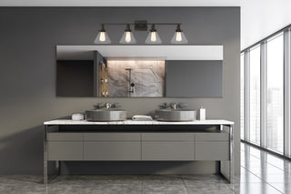 Drake Four Light Bath Bar in English Bronze