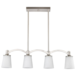 Laguna Four Light Trestle in Brushed Nickel