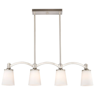 Laguna Four Light Trestle in Brushed Nickel