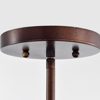 Kettle Four Light Pendant in Weathered Brass