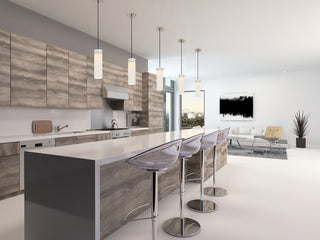 Pulse LED Mini Pendant in Brushed Nickel