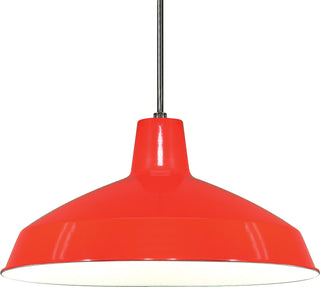 Nuvo Lighting - SF76-663 - One Light Hanging Lantern - Red / White Interior