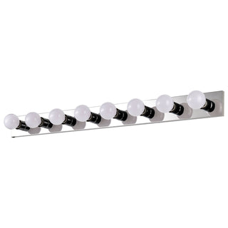Eight Light Vanity in Polished Chrome