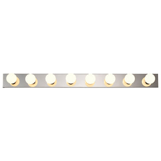 Eight Light Vanity in Polished Chrome