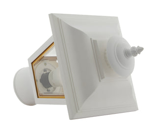 One Light Post Lantern in White