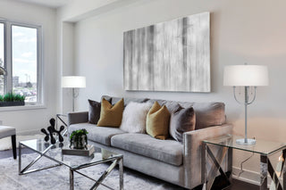 Two Light Table Lamp in Chrome