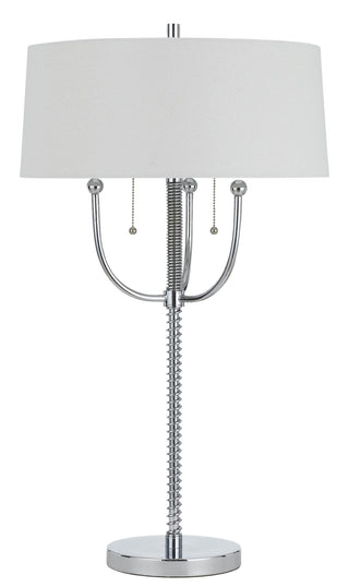 Cal Lighting - BO-2742TB - Two Light Table Lamp - Chrome