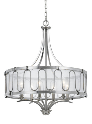 Cal Lighting - FX-3646-6 - Six Light Chandelier - Brushed Steel