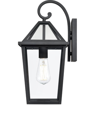 Eston 1-Light Outdoor Wall Sconce Textured Black