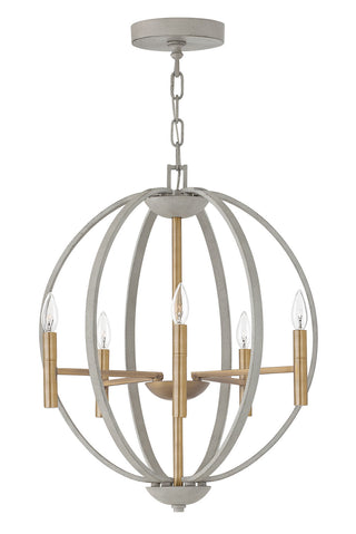 Hinkley - 3466CG - LED Chandelier - Euclid - Cement Gray