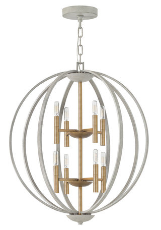 Hinkley - 3468CG - LED Chandelier - Euclid - Cement Gray