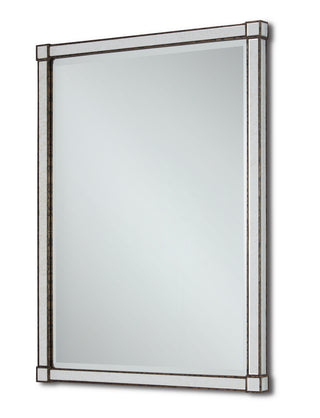Currey and Company - 1000-0008 - Mirror - Monarch - Silver Viejo