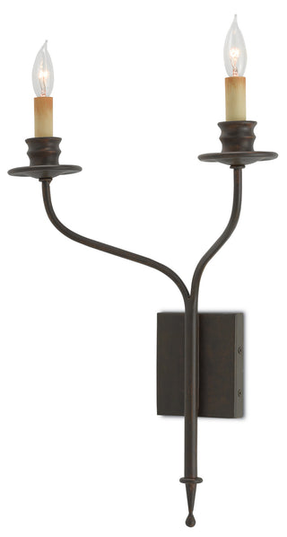 Highlight Two Light Wall Sconce in Bronze Gold