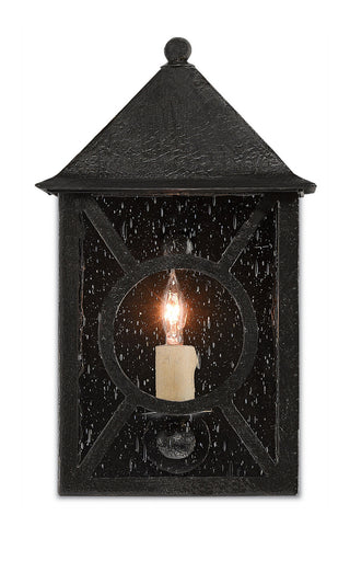 Ripley One Light Outdoor Wall Sconce in Midnight