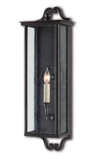 Giatti One Light Outdoor Wall Sconce in Midnight