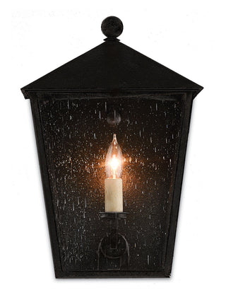 Bening One Light Outdoor Wall Sconce in Midnight