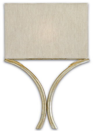 Cornwall One Light Wall Sconce in Silver Leaf