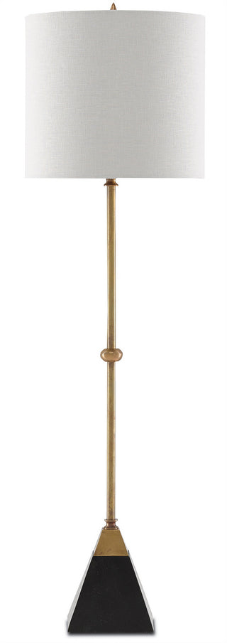 Recluse One Light Table Lamp in Vintage Brass/Black
