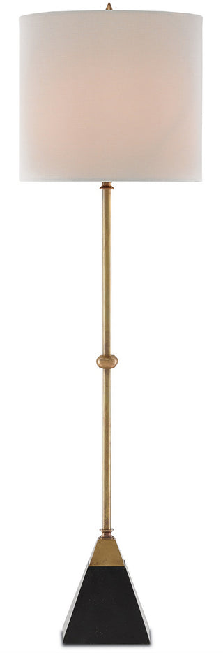 Recluse One Light Table Lamp in Vintage Brass/Black