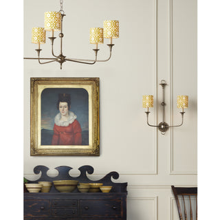 Nottaway Five Light Chandelier in Pyrite Bronze
