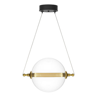 Hubbardton Forge - 161305-SKT-STND-31-YT0517 - Otto Sphere Low Voltage Mini Pendant - Otto - Black with Brass Accents