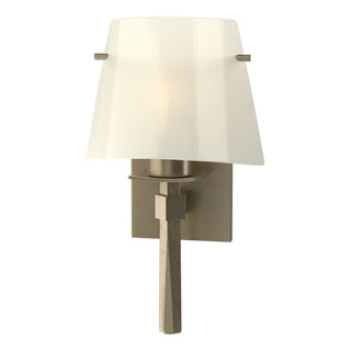 Hubbardton Forge - 204825-SKT-84-CC0246 - Beacon Hall Half Cone Glass Sconce - Beacon Hall - Soft Gold