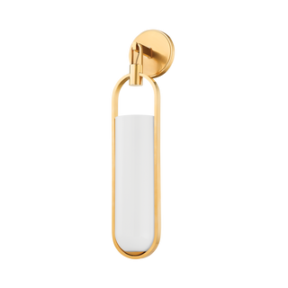 LORIMER Wall Sconce with Aged Brass Finish