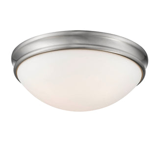 Millennium - 5225-BN - Three Light Flushmount - Baumann - Brushed Nickel